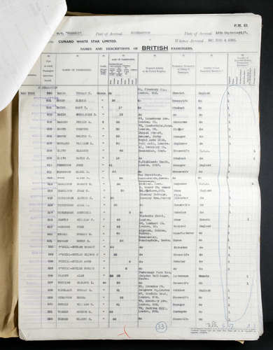 Passenger list (1937)